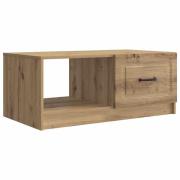 vidaXL Kaffeebord Artisan-ek 90 x 50 x 37 cm Konstruerat trä