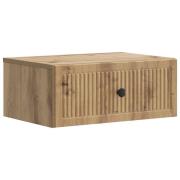 vidaXL Nattduksbord Artisan-ek 49 x 34,5 x 20 cm Konstruerat trä