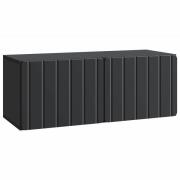 vidaXL Väggmonterad TV-bänk Svart 78,5 x 31 x 30 cm Konstruerat trä