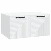 vidaXL Väggmonterad TV-bänk Vit 59,5 x 41 x 30 cm Konstruerat trä
