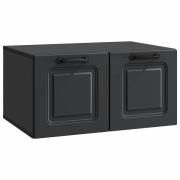vidaXL Väggmonterad TV-bänk Svart 59,5 x 41 x 30 cm Konstruerat trä