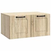 vidaXL Väggmonterad TV-bänk Väggmonterad Sonoma-ek 59,5 x 41 x 30 cm