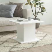 vidaXL Soffbord vit 55,5x55,5x40 cm konstruerat trä