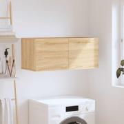 vidaXL Väggskåp sonoma-ek 80x36,5x35 cm konstruerat trä
