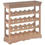 vidaXL Vinskåp brun 70x22,5x70,5 cm MDF