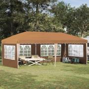 vidaXL Pop-up Partytält 575 x 289 x 245 cm Beige