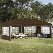 vidaXL Pop-up Partytält 575 x 289 x 245 cm Taupe