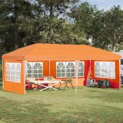 vidaXL Pop-up Partytält 575 x 289 x 245 cm Orange