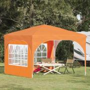 vidaXL Pop-up Partytält 290 x 290 x 245 cm Orange
