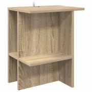 vidaXL Kaffeebord Sonoma-ek 40 x 30 x 49 cm Konstruerat trä