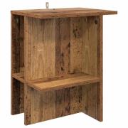 vidaXL Kaffeebord Gammalt trä 40 x 30 x 49 cm Konstruerat trä