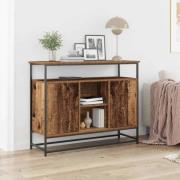 vidaXL Sideboard Gammalt trä 100 x 35 x 80 cm Konstruerat trä