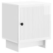 vidaXL Nattduksbord Vit högglans 43 x 34,5 x 50 cm Konstruerat trä