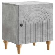 vidaXL Nattduksbord Betonggrå 43 x 34,5 x 50 cm Konstruerat trä