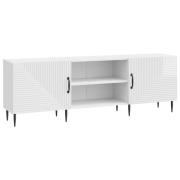 vidaXL TV-skåp Vit högglans 150 x 31 x 50 cm Konstruerat trä