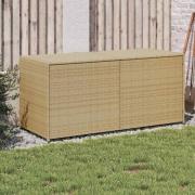vidaXL Dynbox blandad beige 283L konstrotting