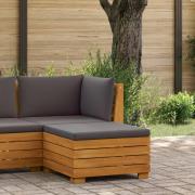 vidaXL Trädgårdspall Massivt Akaciaträ Brun