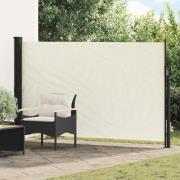 vidaXL Utfällbar sidomarkis Gräddvit 300 x 170 cm Polyester