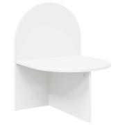 vidaXL Sängbord Vit 48 x 49 x 65 cm Konstruerat trä