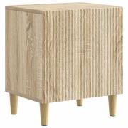 vidaXL Nattduksbord Sonoma-ek 43 x 34,5 x 50 cm Konstruerat trä