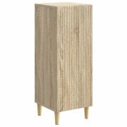 vidaXL Sideboard Sonoma-ek 33 x 34,5 x 90 cm Konstruerat trä
