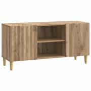 vidaXL TV-skåp Artisan-ek 102 x 34,5 x 50 cm Konstruerat trä