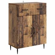 vidaXL Sideboard Gammalt trä 66 x 34,5 x 89,5 cm Konstruerat trä