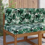 vidaXL Utomhus Soffa Kudde 2 pcs Bladmönster Polyester