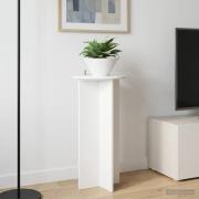 vidaXL Växtställ 2 pcs Vit högglans 40 x 40 x 80 cm Konstruerat trä