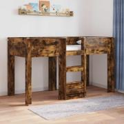 vidaXL Köksbädd för barn Rökt ek 75 x 190 cm Konstruerat trä