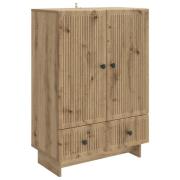 vidaXL Sideboard Artisan Ek 66 x 34,5 x 95 cm Konstruerat trä