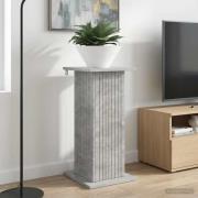 vidaXL Växtställ 2 pcs Betonggrå 30,5 x 30 x 60,5 cm Konstruerat trä