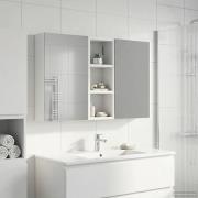 vidaXL Badrumsskåpsset 3 pcs 80 x 10,5 x 50 cm Konstruerat trä