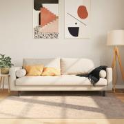 vidaXL Mattlöpare MARSA Beige 120 x 170 cm Polyester och PVC