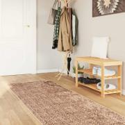 vidaXL Mattlöpare MARSA Gul 100 x 250 cm Polyester och PVC