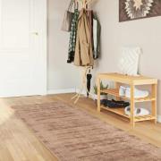 vidaXL Mattlöpare MARSA Vit 100 x 400 cm Polyester och PVC