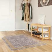 vidaXL Mattlöpare MARSA Grå 100 x 200 cm Polyester och PVC