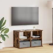 vidaXL TV-ställ med låda Rökt ek 79 x 40 x 48 cm
