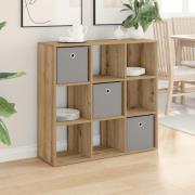 vidaXL Sideboard med låda Artisan Ek 88,5 x 29 x 84,5 cm