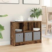 vidaXL Sideboard med låda Gammalt trä 73,5 x 22,5 x 53,5 cm