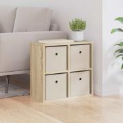 vidaXL Sideboard med låda Sonoma-ek 49,5 x 22 x 47 cm