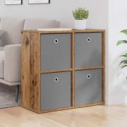 vidaXL Sideboard med låda Gammalt trä 68,5 x 32 x 67 cm