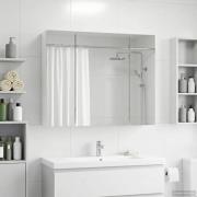vidaXL Badrumsspegelskåp för Vit 60 x 14,5 x 50 cm Konstruerat trä