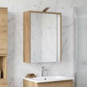 vidaXL Badrumsspegelskåp Artisan Ek 43 x 16 x 62.5 cm Konstruerat trä
