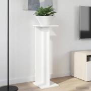 vidaXL Växtställ 2 pcs Vit 25 x 25,5 x 80,5 cm Konstruerat trä