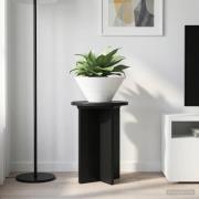 vidaXL Växtställ 2 pcs Svart Ø29,5 x 40 cm Konstruerat trä
