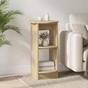 vidaXL Sidokabinett Sonoma-ek Konstruerat trä