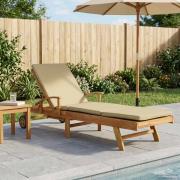vidaXL Solstol 100% Polyester Solid-Teak