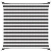 vidaXL Solsätt segel Antracit och vitt 4 x 4 m HDPE