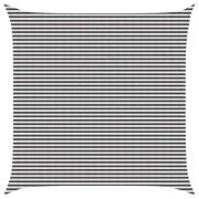 vidaXL Solsätt segel Antracit och vitt 6 x 6 m HDPE